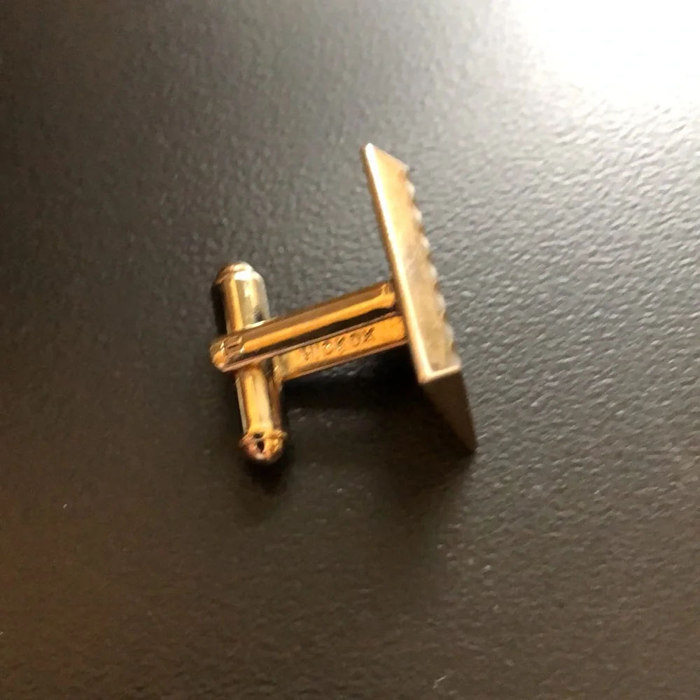 Vintage HICKOK Gold Initial 'A' Cufflinks